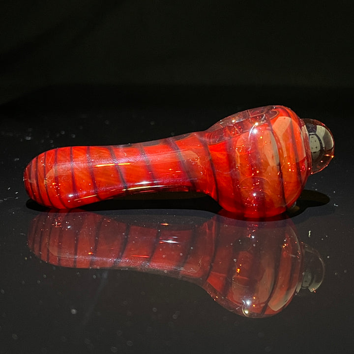 Rose Red Coil Glass Pipe Glass Pipe Schutz Glass   