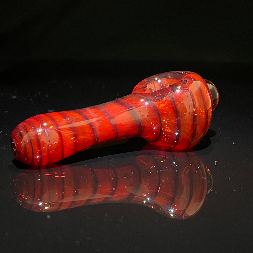 Rose Red Coil Glass Pipe Glass Pipe Schutz Glass   