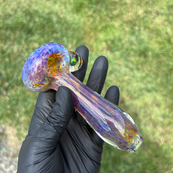 Purple Ghost Black Planet Opal Pipe Glass Pipe Tako Glass   