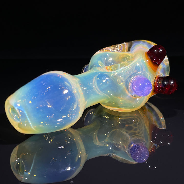 Fumed Honeycomb Spoon Glass Pipe Catfish Glass