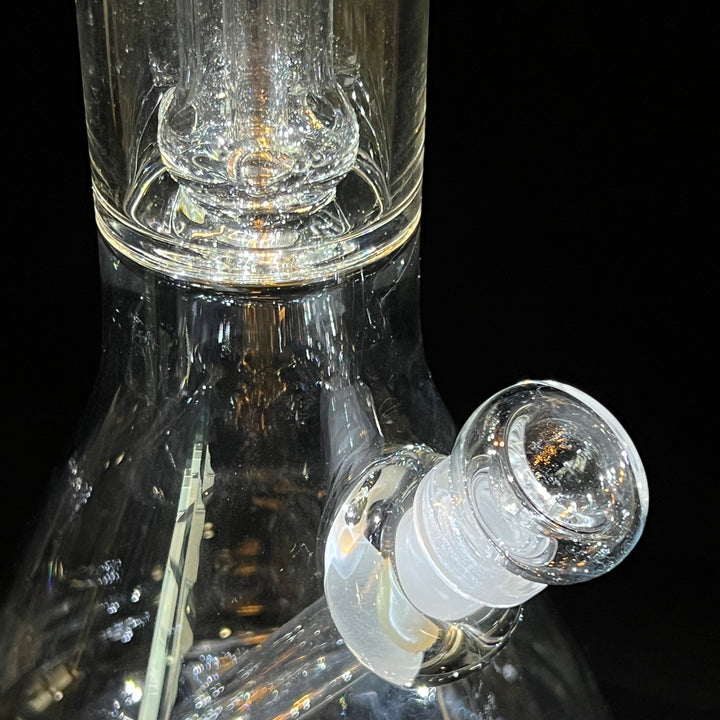 15" Double Perc with Halo Beaker Glass Pipe Mary Jane's Glass   