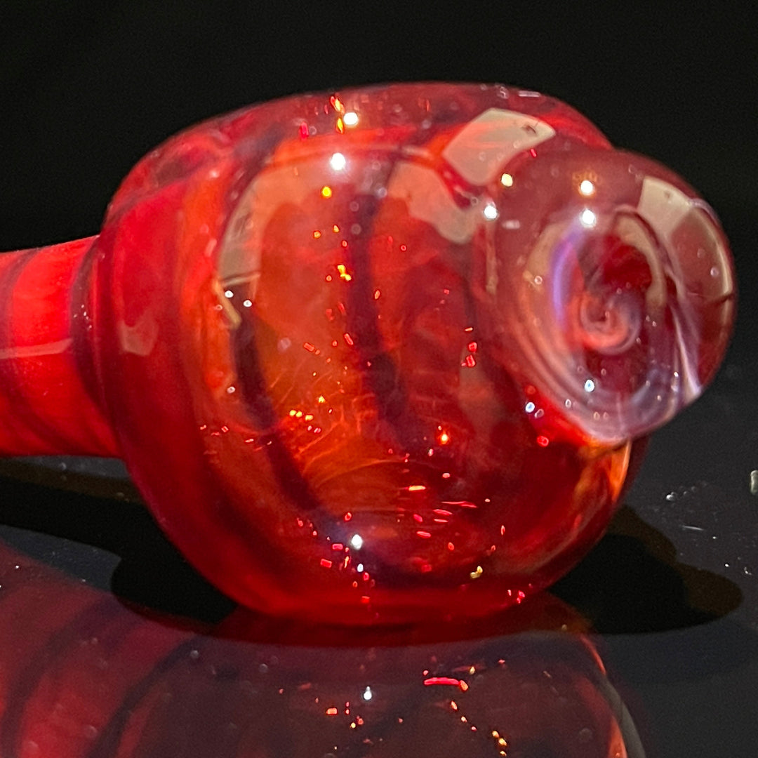 Rose Red Coil Glass Pipe Glass Pipe Schutz Glass   