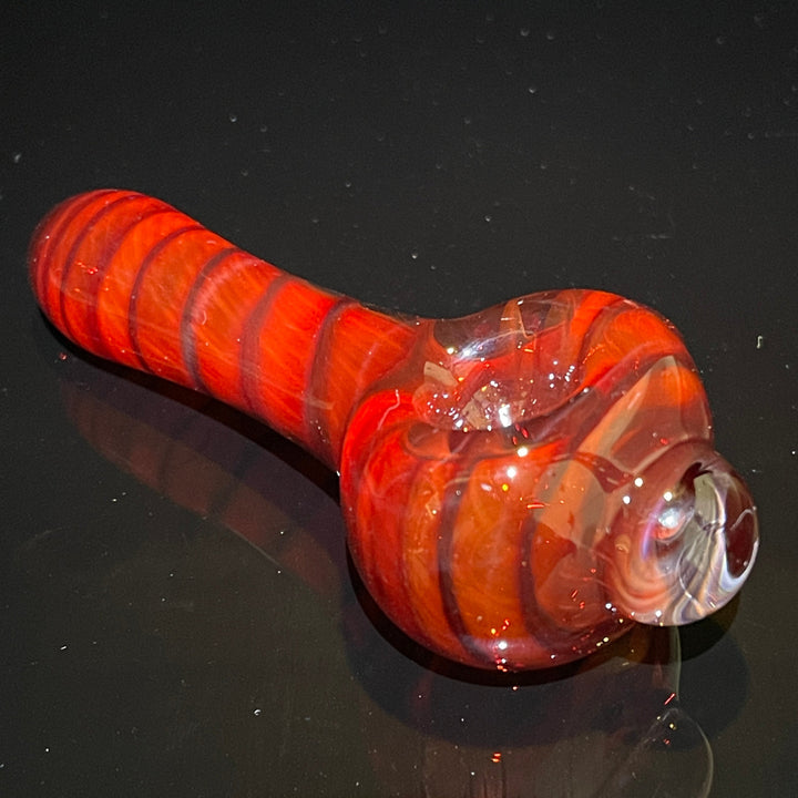 Rose Red Coil Glass Pipe Glass Pipe Schutz Glass   