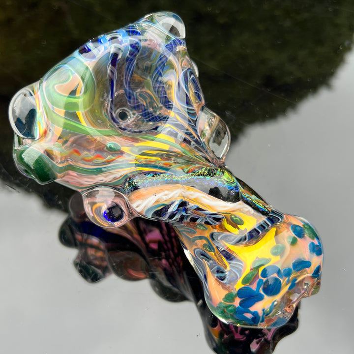 Molten Thick and Twisted Pipe Glass Pipe Molten Imagination   