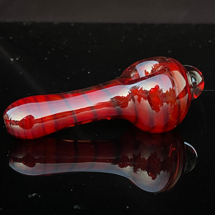 Rose Red Coil Glass Pipe Glass Pipe Schutz Glass   