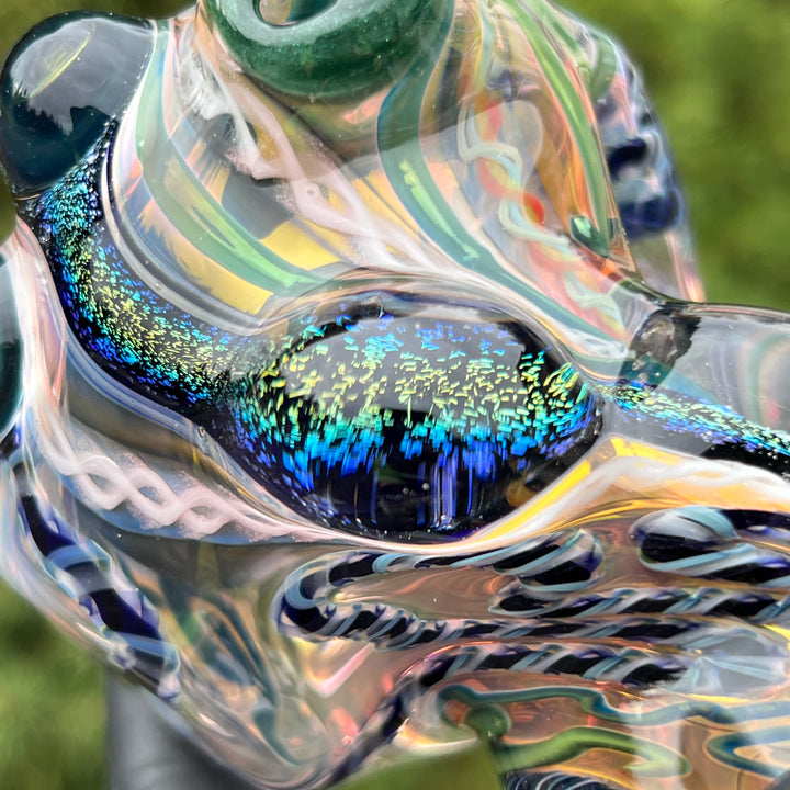 Molten Thick and Twisted Pipe Glass Pipe Molten Imagination   