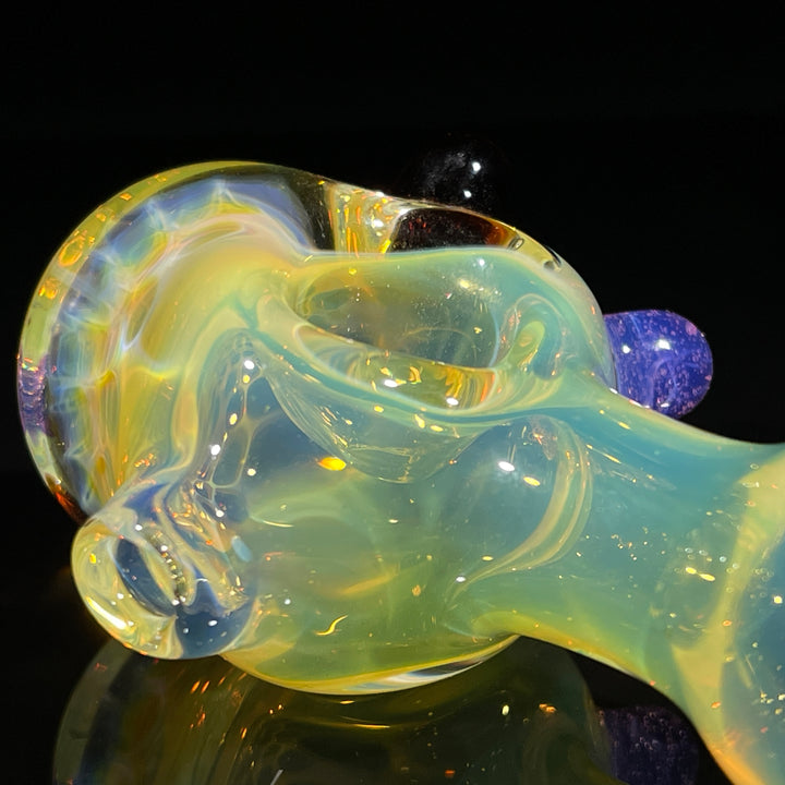 Fumed Honeycomb Spoon Glass Pipe Catfish Glass