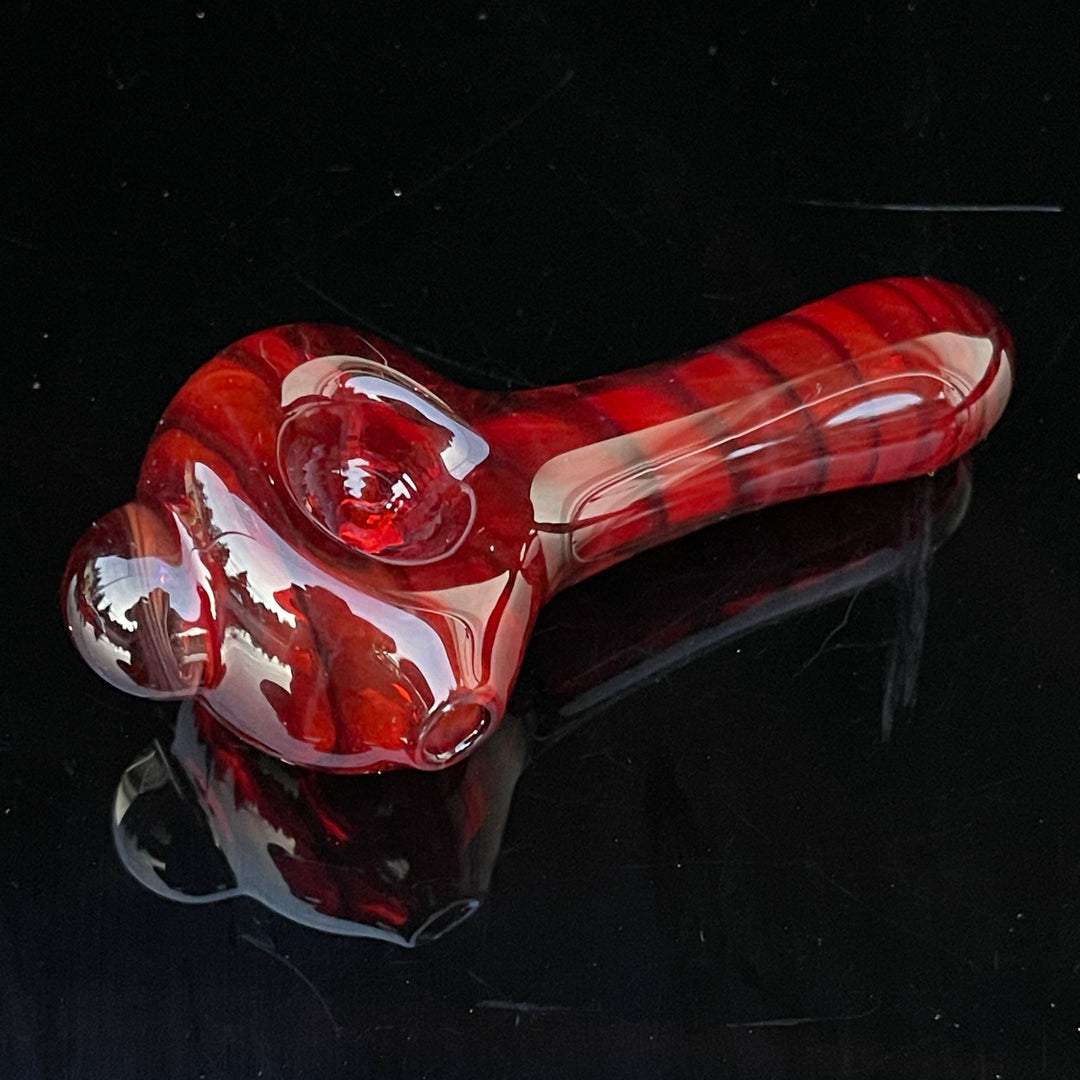 Rose Red Coil Glass Pipe Glass Pipe Schutz Glass   