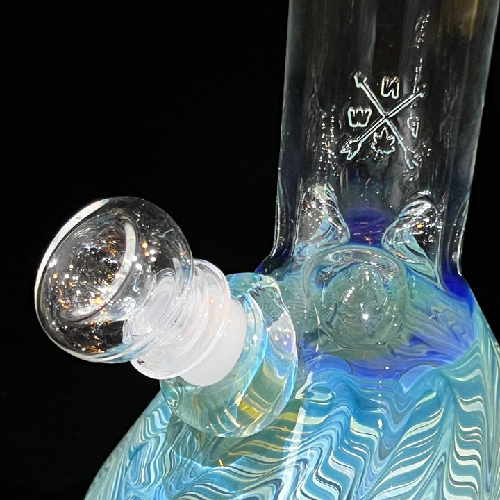 10" Color Rake Beaker Bong Glass Pipe Mary Jane's Glass   