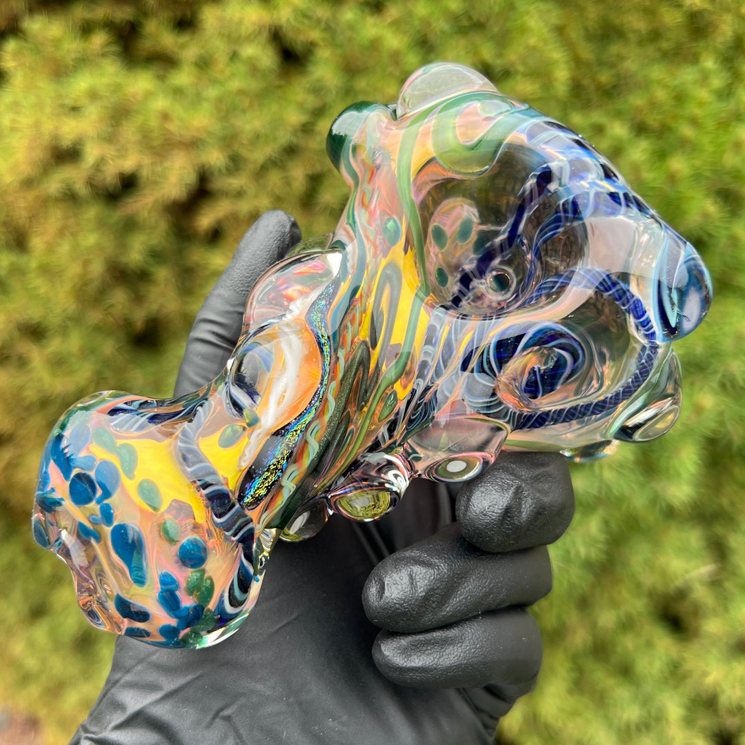 Molten Thick and Twisted Pipe Glass Pipe Molten Imagination   