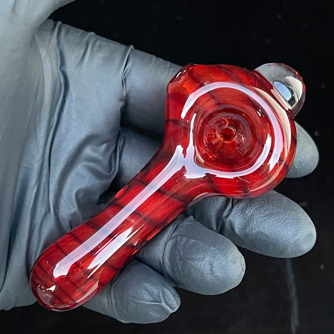 Rose Red Coil Glass Pipe Glass Pipe Schutz Glass   