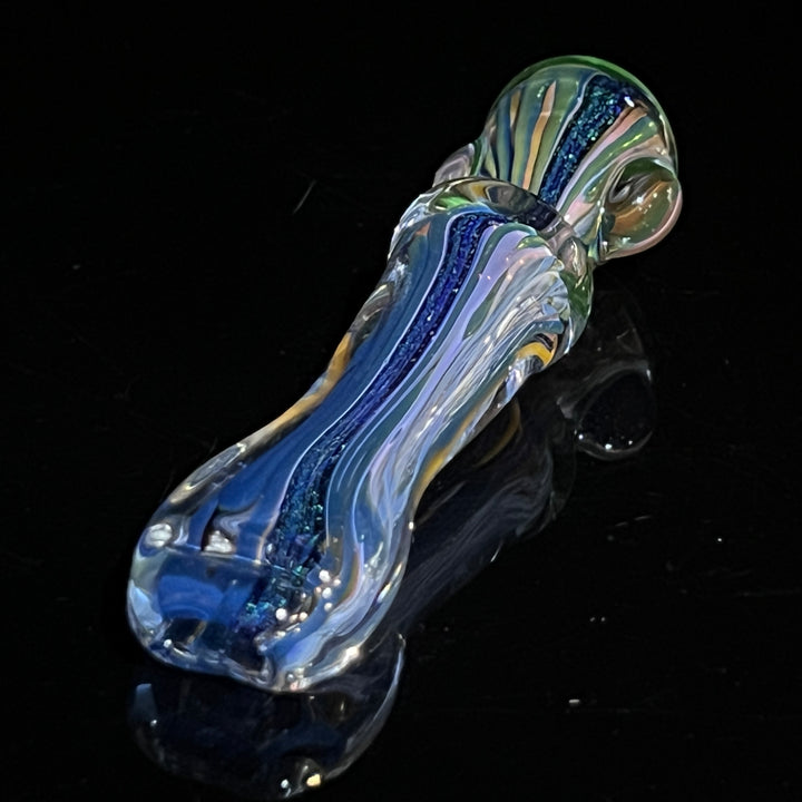 Molten Ribbon Chillum 1 Glass Pipe Molten Imagination   