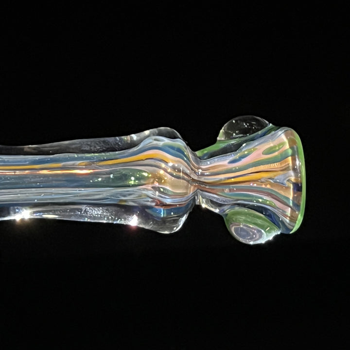 Molten Ribbon Chillum 1 Glass Pipe Molten Imagination   