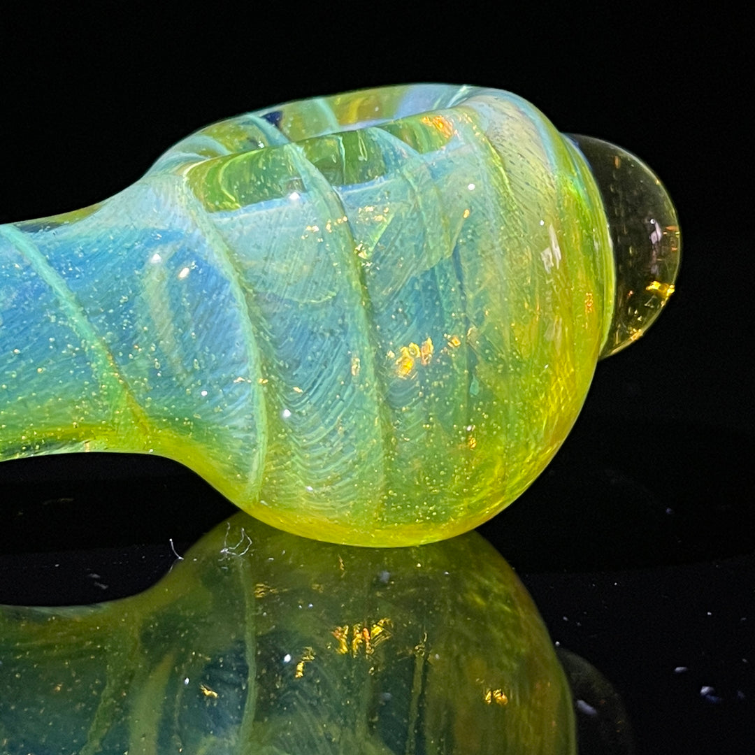 Sylme Green Coil Glass Pipe Glass Pipe Schutz Glass   