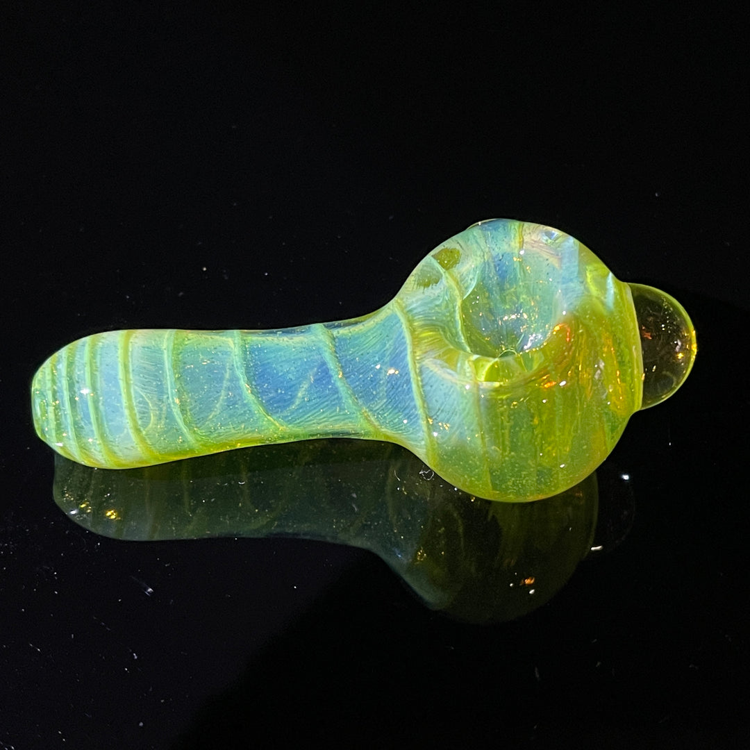 Sylme Green Coil Glass Pipe Glass Pipe Schutz Glass   