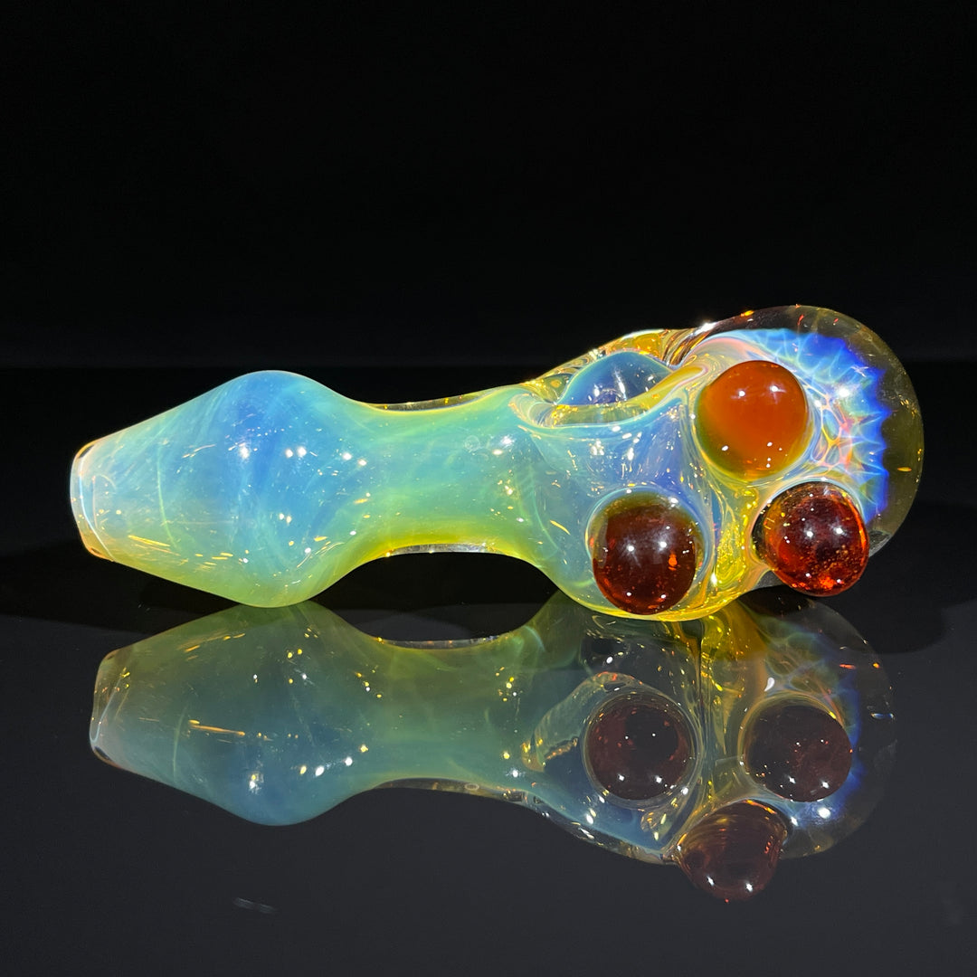 Fumed Honeycomb Spoon Glass Pipe Catfish Glass