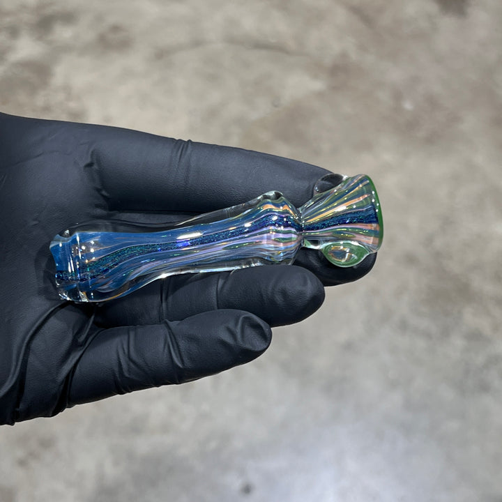 Molten Ribbon Chillum 1 Glass Pipe Molten Imagination   