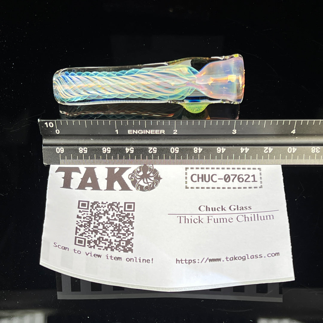 Thick Fume Chillum Glass Pipe Chuck Glass