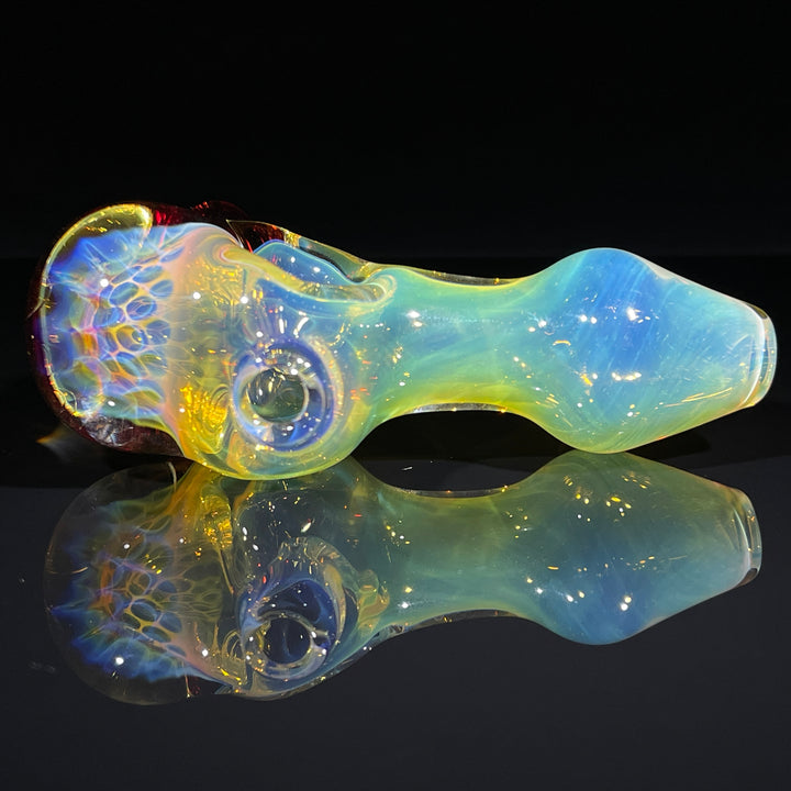 Fumed Honeycomb Spoon Glass Pipe Catfish Glass