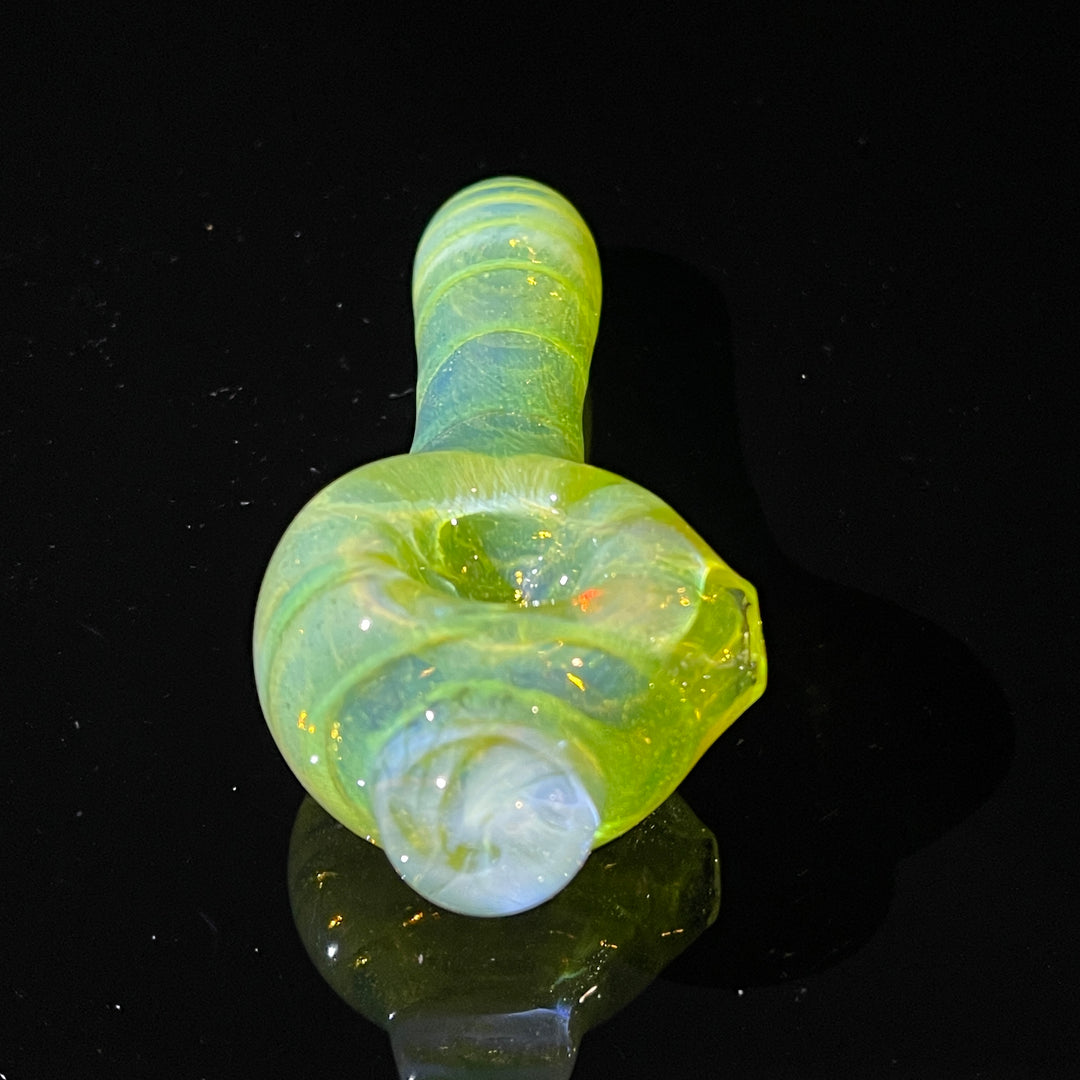 Sylme Green Coil Glass Pipe Glass Pipe Schutz Glass   