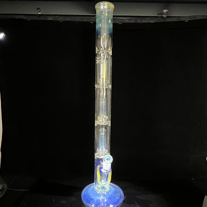 24" Fumed Quad Straight Bong Glass Pipe Mary Jane's Glass   