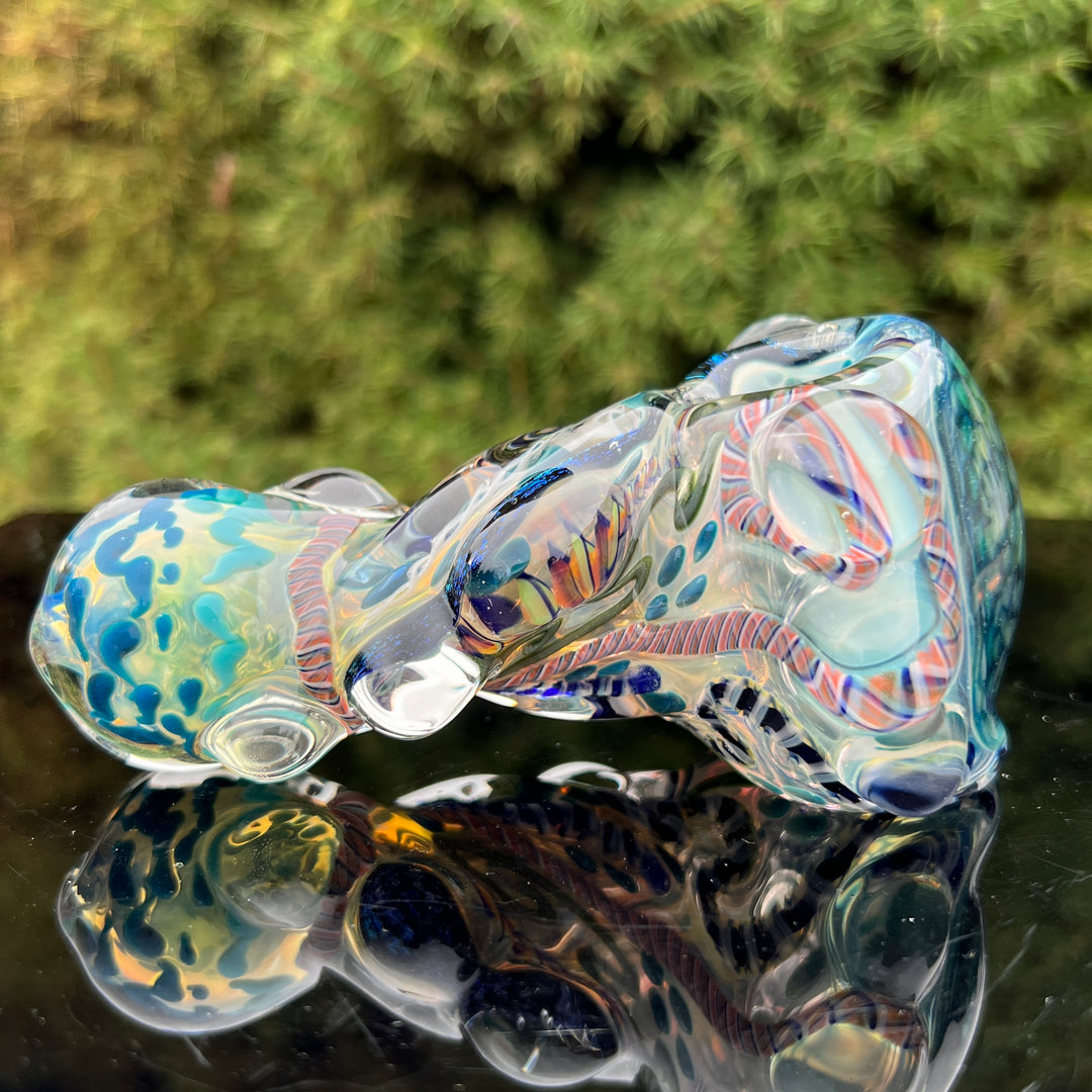 UV Molten Thick and Twisted Pipe Glass Pipe Molten Imagination   