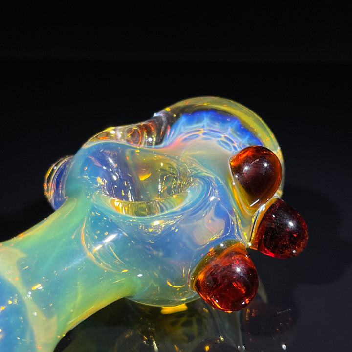 Fumed Honeycomb Spoon Glass Pipe Catfish Glass