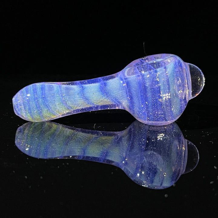 Purple Slyme Coil Glass Pipe Glass Pipe Schutz Glass   