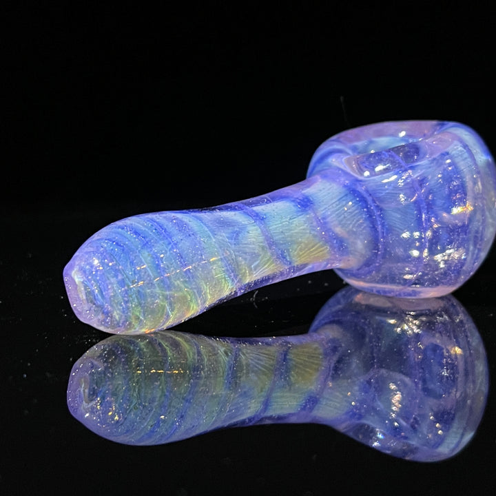 Purple Slyme Coil Glass Pipe Glass Pipe Schutz Glass   