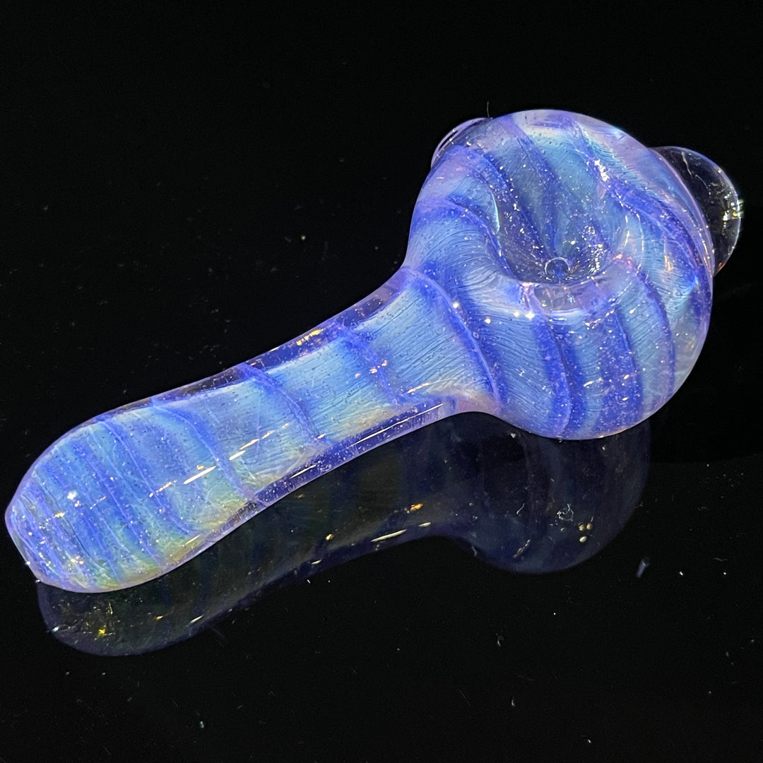 Purple Slyme Coil Glass Pipe Glass Pipe Schutz Glass   