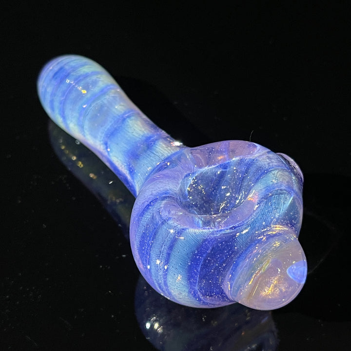 Purple Slyme Coil Glass Pipe Glass Pipe Schutz Glass   