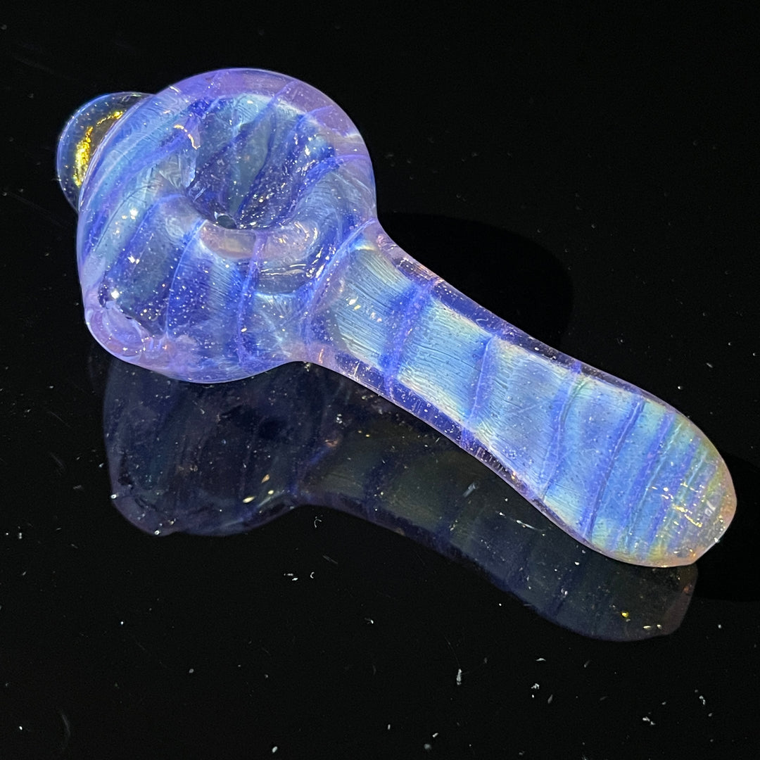 Purple Slyme Coil Glass Pipe Glass Pipe Schutz Glass   