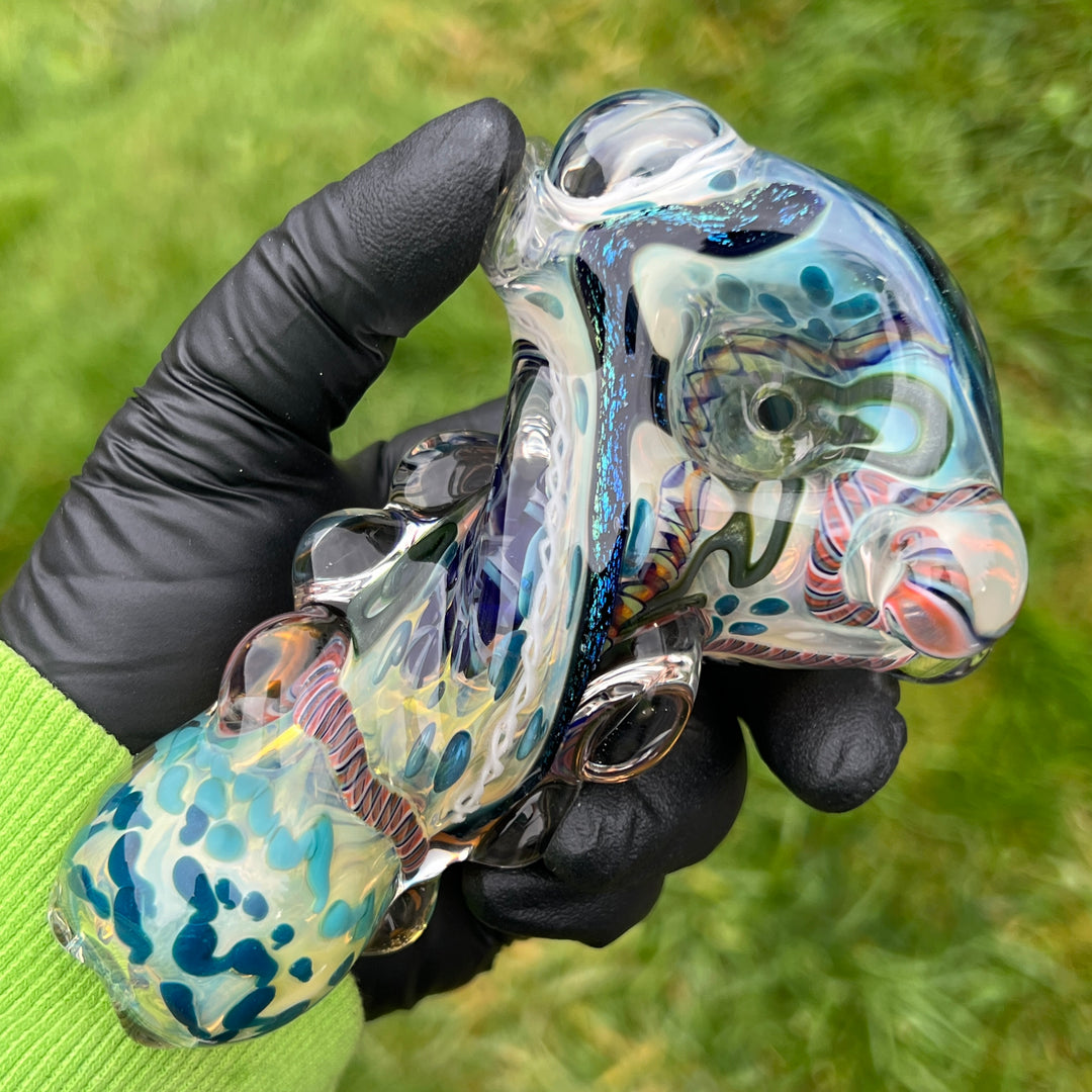 UV Molten Thick and Twisted Pipe Glass Pipe Molten Imagination   