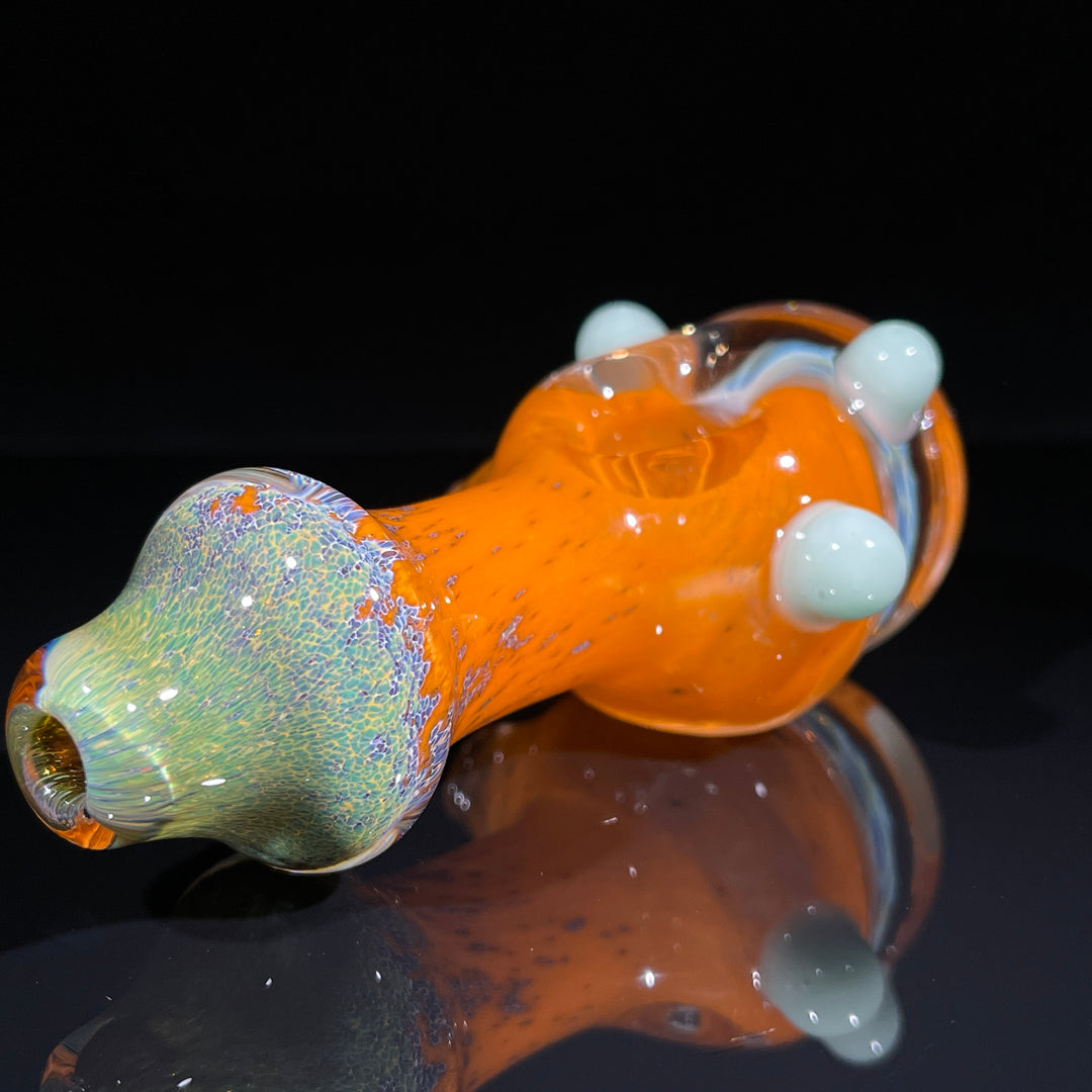 Frit Honeycomb Spoon Glass Pipe Catfish Glass