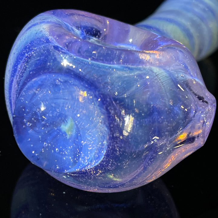 Purple Slyme Coil Glass Pipe Glass Pipe Schutz Glass   