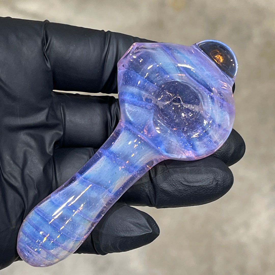 Purple Slyme Coil Glass Pipe Glass Pipe Schutz Glass   