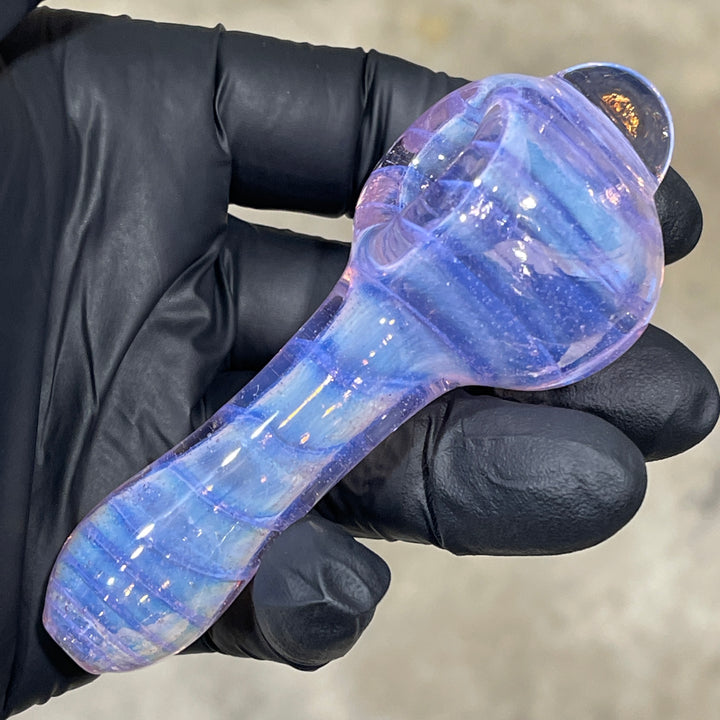 Purple Slyme Coil Glass Pipe Glass Pipe Schutz Glass   