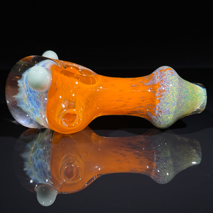 Frit Honeycomb Spoon Glass Pipe Catfish Glass