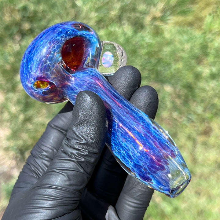 Purple Nebula Opal Pipe Glass Pipe Tako Glass   