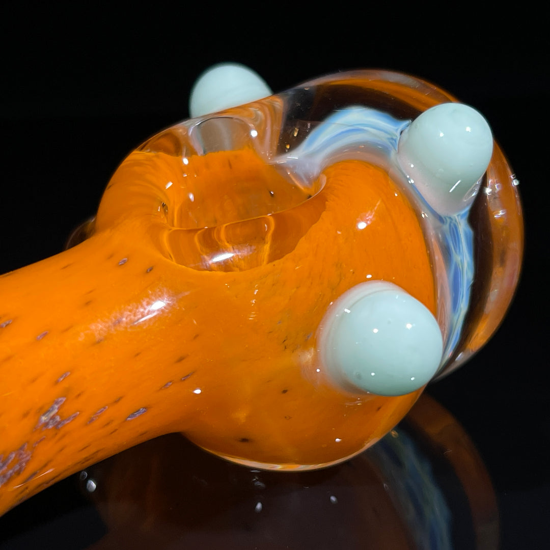 Frit Honeycomb Spoon Glass Pipe Catfish Glass