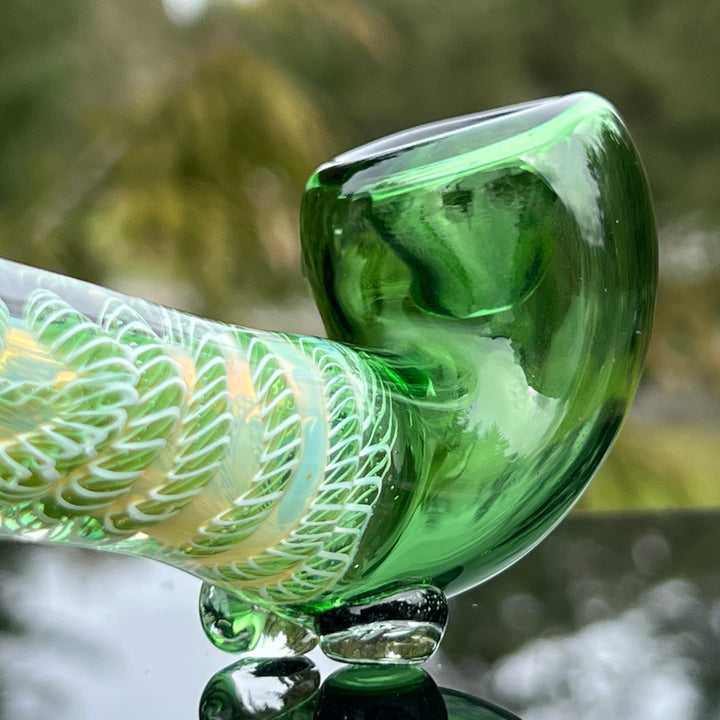 Green Dragon Gandalf Glass Pipe TG