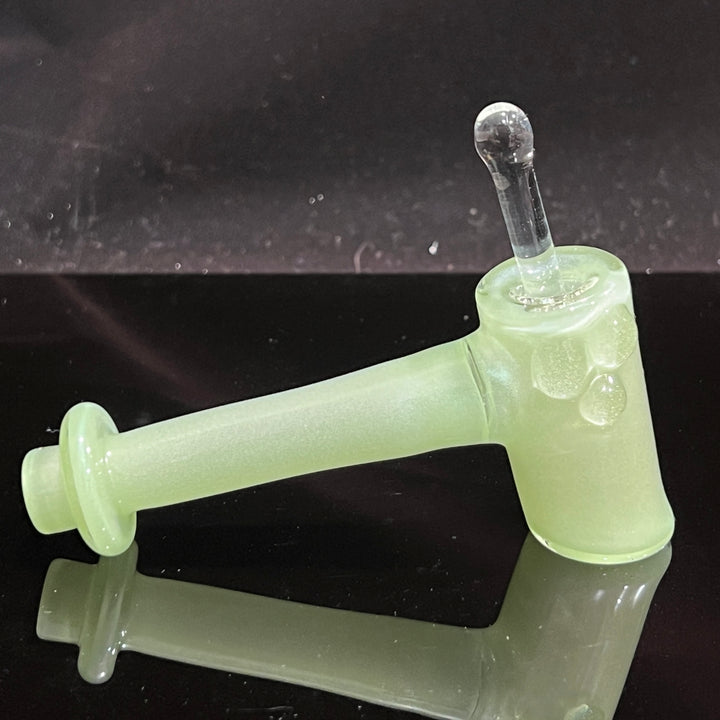 Glow in the Dark Hash Hammer Glass Pipe KOP Glass   