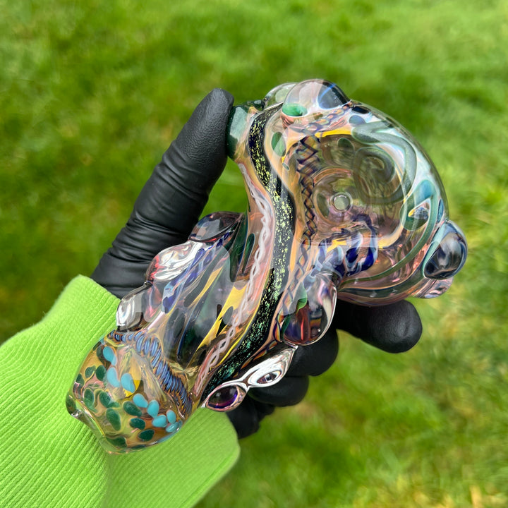 UV Molten Thick and Twisted Pipe Glass Pipe Molten Imagination   