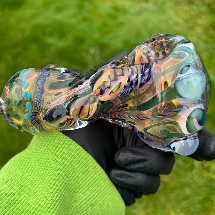 UV Molten Thick and Twisted Pipe Glass Pipe Molten Imagination   