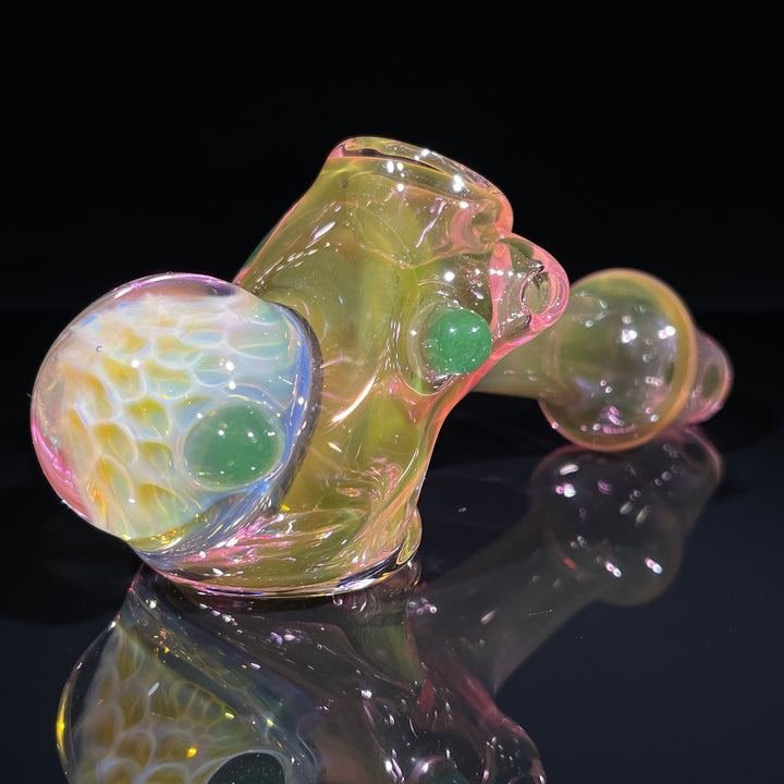 Fumed Honeycomb Hammer Glass Pipe Catfish Glass