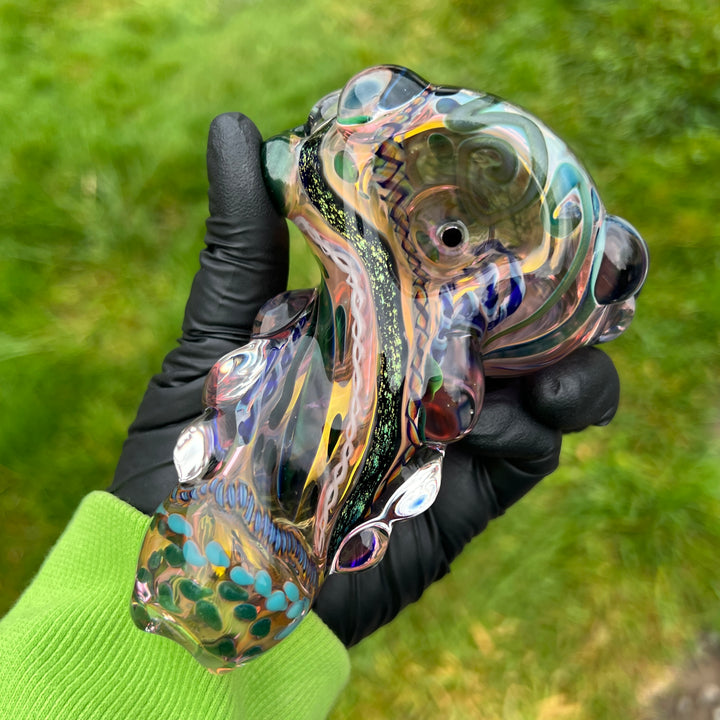 UV Molten Thick and Twisted Pipe Glass Pipe Molten Imagination   