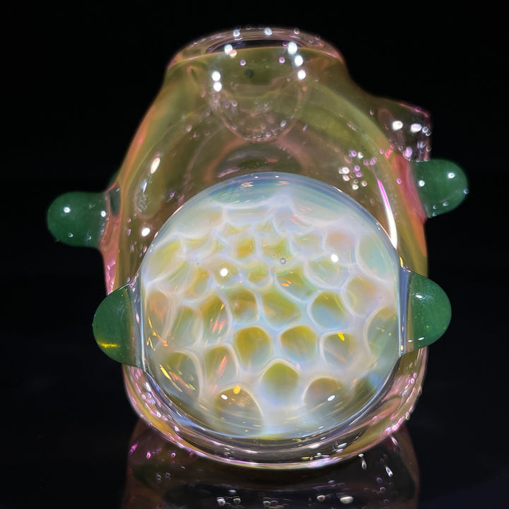 Fumed Honeycomb Hammer Glass Pipe Catfish Glass