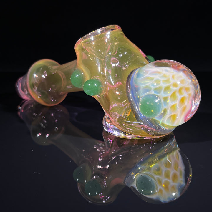 Fumed Honeycomb Hammer Glass Pipe Catfish Glass