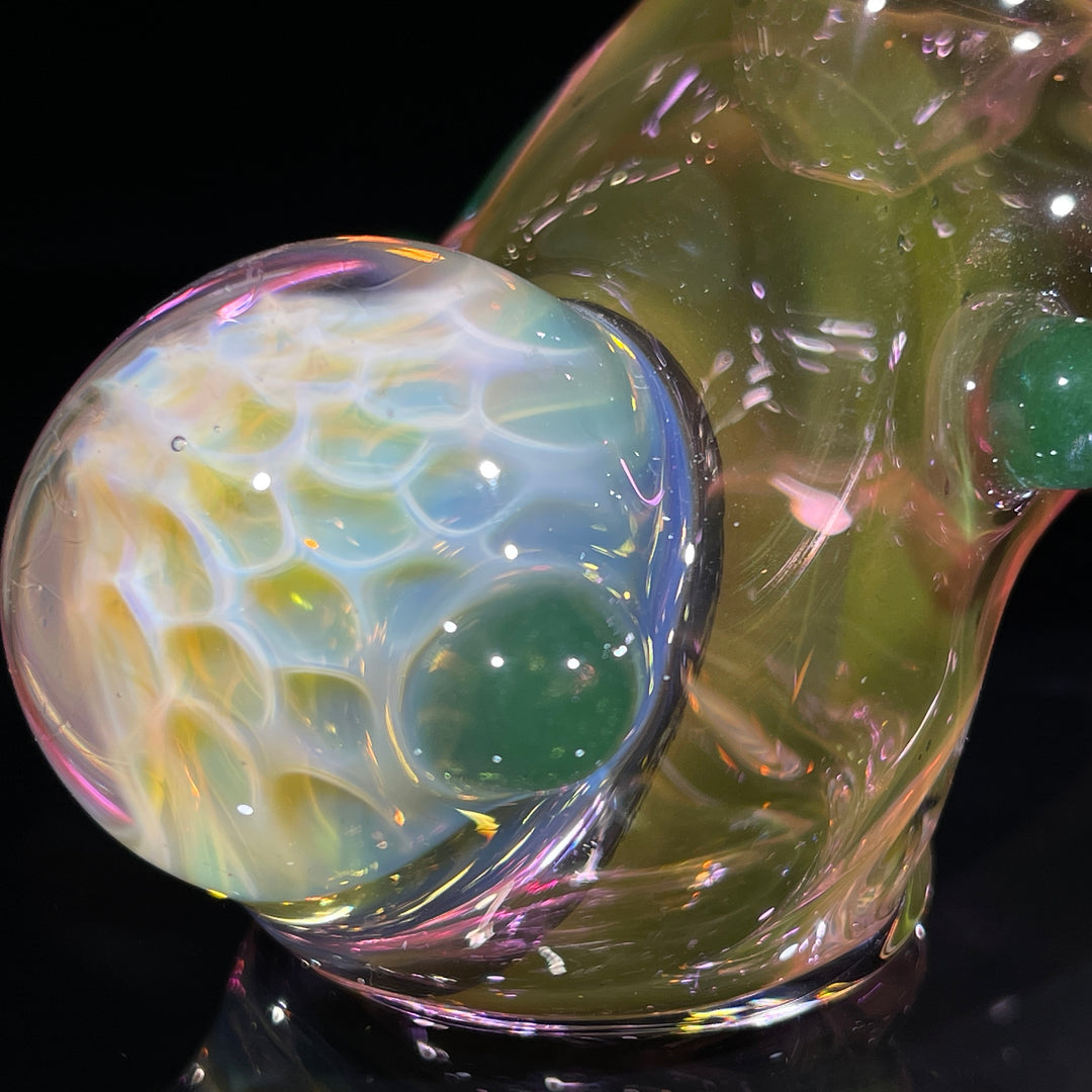 Fumed Honeycomb Hammer Glass Pipe Catfish Glass