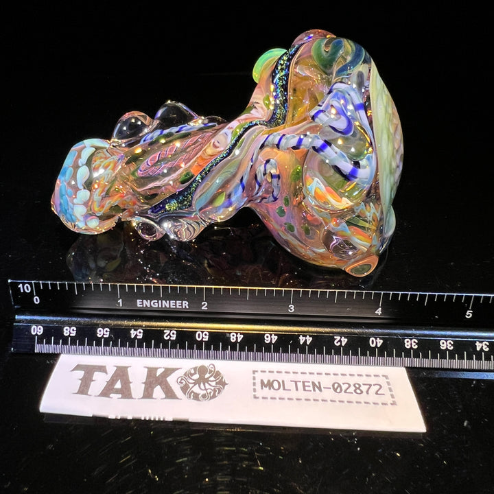 Molten Thick and Twisted Pipe Glass Pipe Molten Imagination   